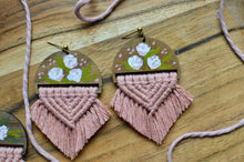 Load image into Gallery viewer, Blush Pink Painted Esme Earrings
