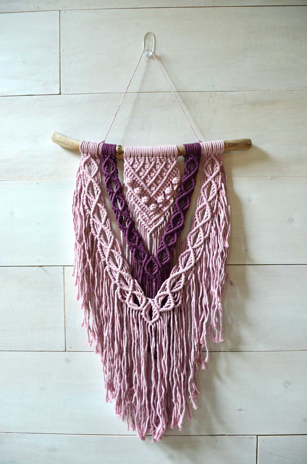 Pink and Purple Wall Hanging