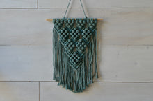 Load image into Gallery viewer, Geometric Soft Green Wall Hanging

