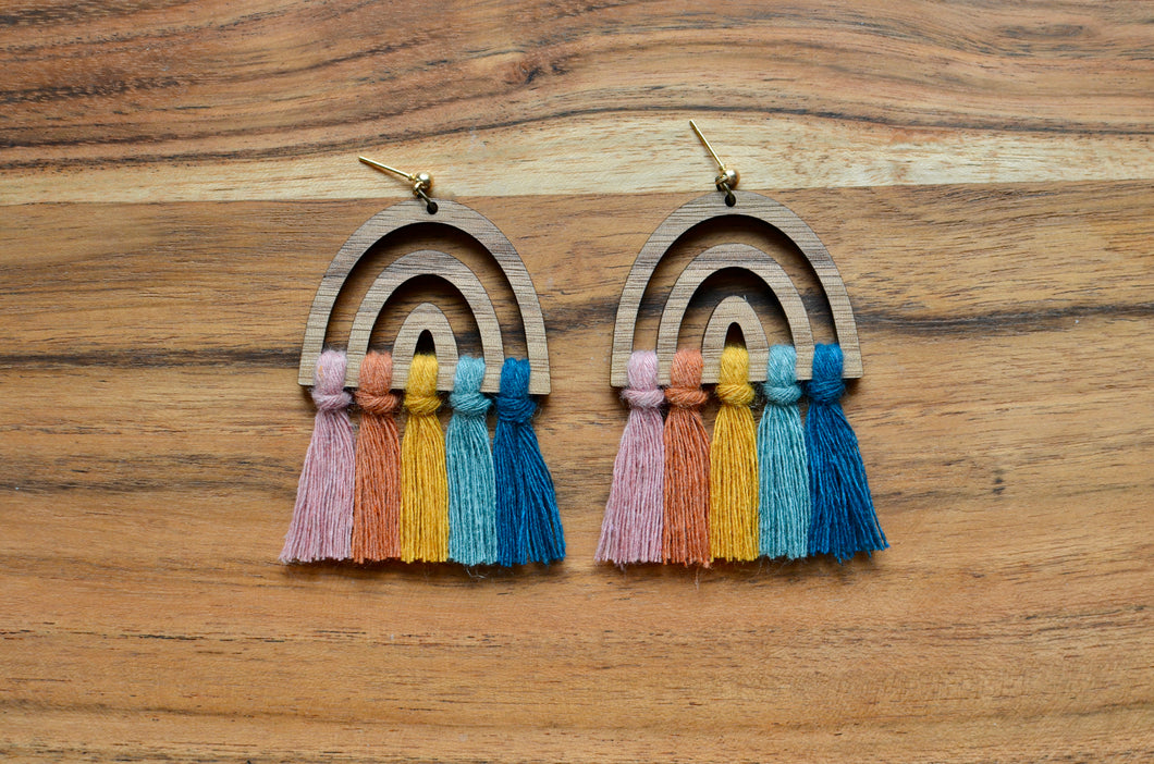 Sunset Rainbow Earrings